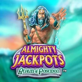 Almighty Jackpots – Realm of Poseidon logo by Novomatic at Great Slots Casino
