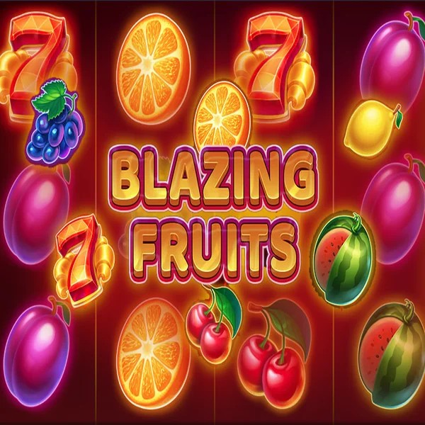 Blazing Fruits slot visual from Inbet Games available on greatsslots.at