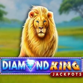 Diamond King Jackpots by SpinPlay Games, showcased at greatsslots.at – game logo