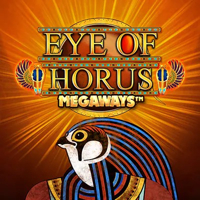 Eye of Horus Megaways online game logo by Blueprint Gaming on greatsslots.at