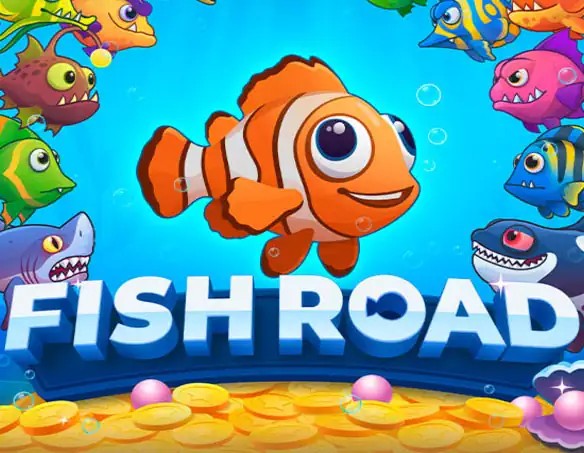 Logo of Fish Road from InOut at Great Slots Casino