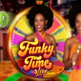 Live Casino logo of Funky Time from Evolution at Great Slots Casino