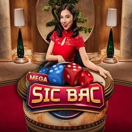 Mega Sic Bac slot logo by Pragmatic Play at Great Slots Casino