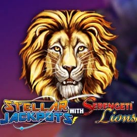 Play the Stellar Jackpots with Serengeti Lions slot by Lightning Box Game on Great Slots Casino