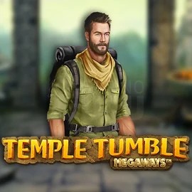 Temple Tumble Megaways slot logo by Relax Gaming at Great Slots CasinoTemple Tumble Megaways