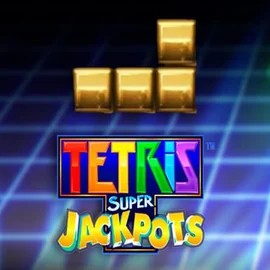 Tetris Super Jackpots by WMS, showcased at greatsslots.at – game logo